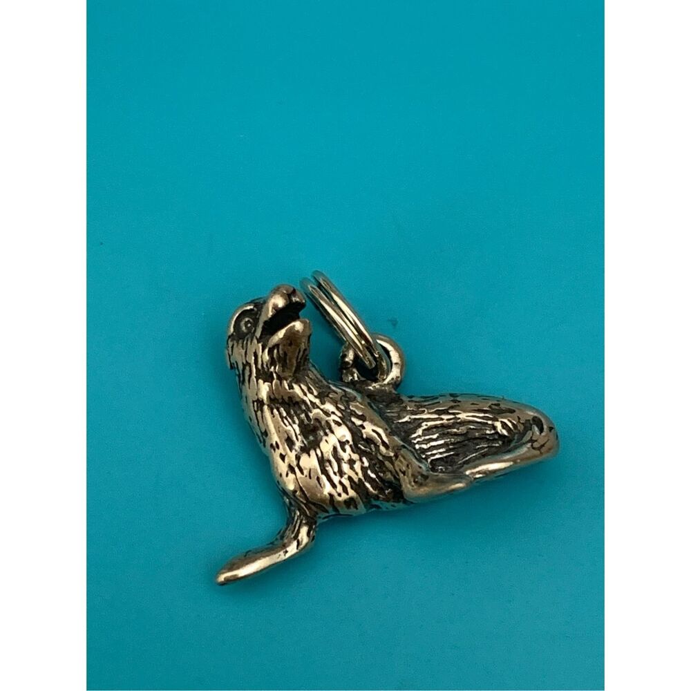 Sea Lion Sterling Silver Jewelry Charm #sea life - Picture 2 of 5